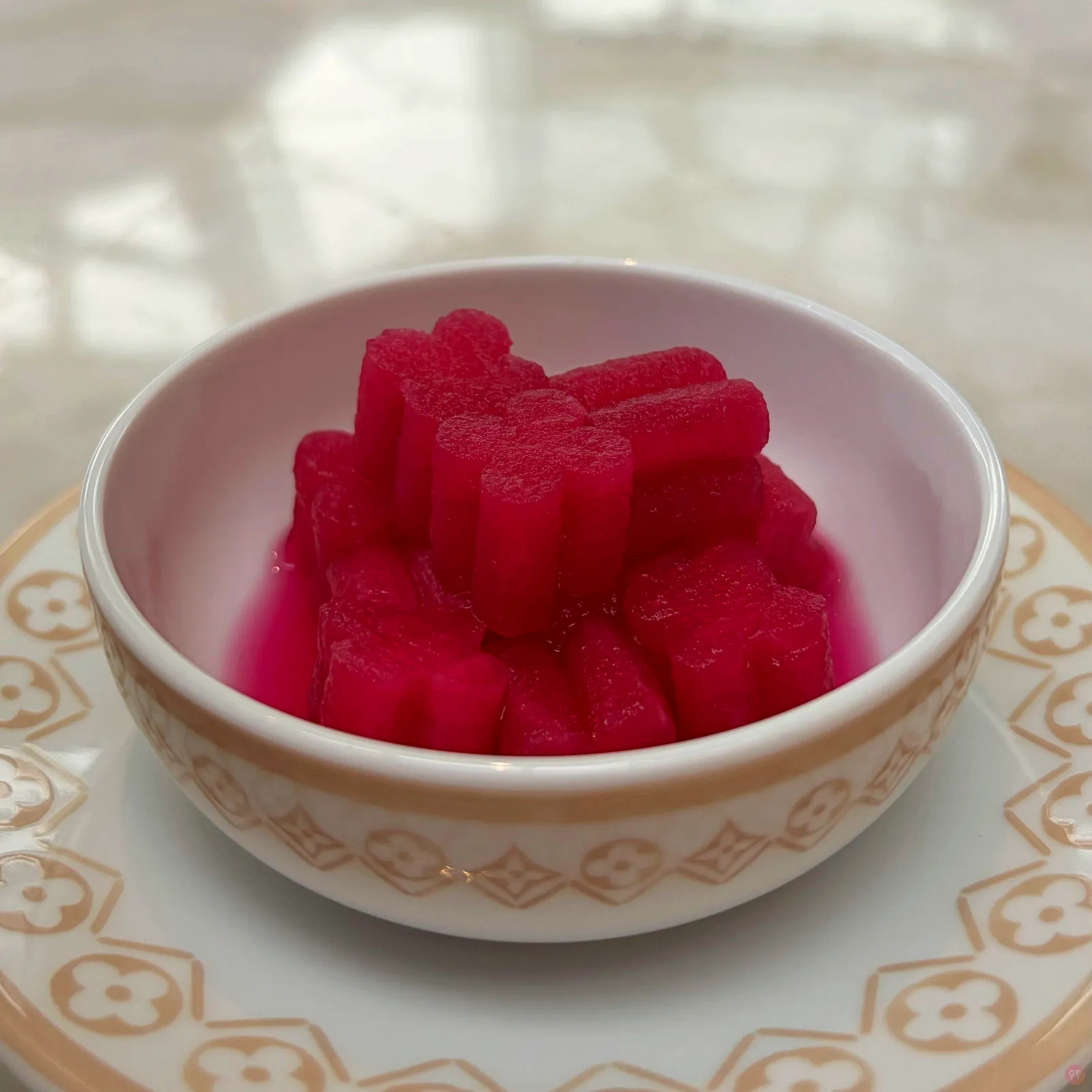 酸蘿蔔 有甜菜根味